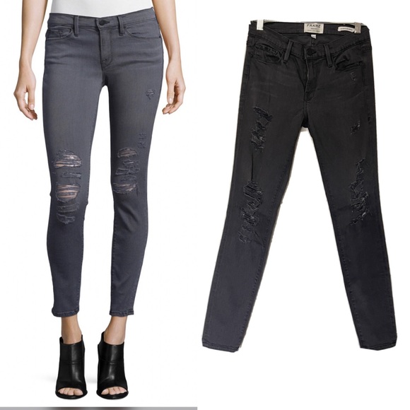 Frame Denim Denim - Frame Le Skinny de Jeanne Jeans 27 Greys Inn